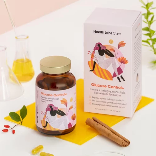 Health Labs Care - Glucose Control+ - 90 kapsułek Health Labs Care - Glucose Control+ - 90 kapsułek